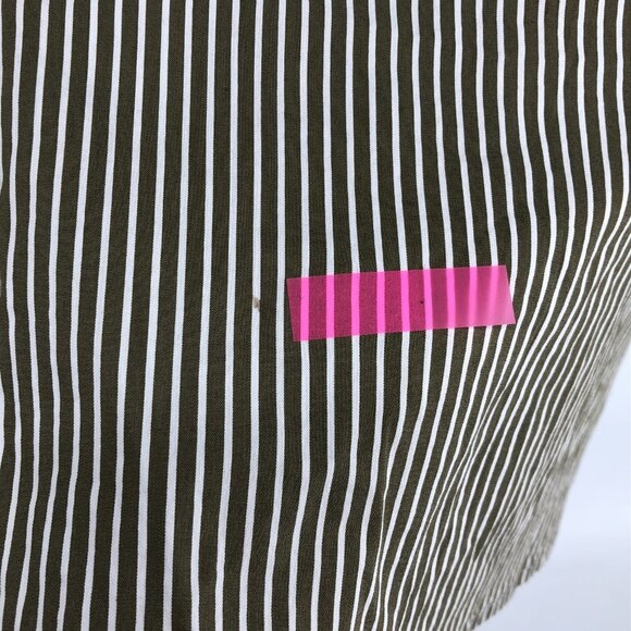 Alembika Ombre stripe Sleeveless oversized linen blend midi dress in Smoke 2 / M - Picture 12 of 16